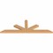 Ekena Millwork Saratoga Smooth Timber Gable Bracket, Western Red Cedar, 96"W x 32"H x 3 1/2"D x 5 1/2"F, 8/12 Pitch GBW096X32X0406SAR00SWR - alternate 5